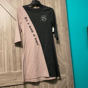 Small World shirt dress